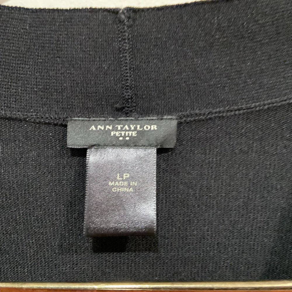 Ann Taylor Factory Black 3/4 Sleeve Shrug Size Large Petite - Picture 8 of 10